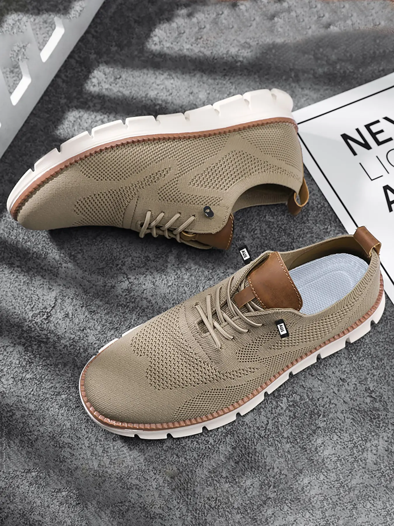 Men's Business Minimalist Lace Up Low Top Sneakers, Casual Breathable Comfortable Sports Running Shoes, Fashionable Lightweight Sneakers for Daily Wear, Trendy Running Shoes, Athletic Running Shoes, Athletic Running Trainers