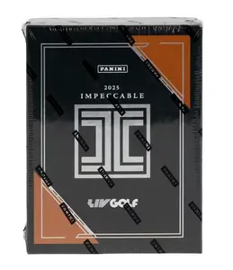 2025 Panini Impeccable LIV Golf Hobby Box - Full Case / 3 Boxes - Ripped and Shipped