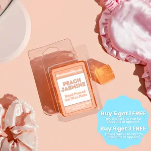illuminatedbymia Gel Wax Melts - Handmade with Premium Ingredients, Reusable & Mess Free, 96 Hour Burn Time, Paraben & Phthalate Free Scented Wax Melts