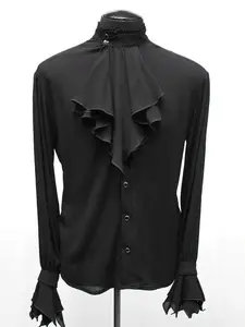 THE COUNT SHIRT - Black Rayon Women Shirts - Women's Party Shirts