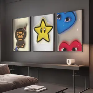 Hypebeast set of 3 Brand Poster, Modern Wall poster, Cool WallArt