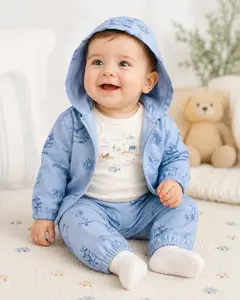 Carter's Baby Boy Dog 3-Piece Cardigan Set - Blue/White, kids, original, babyshower, set gift