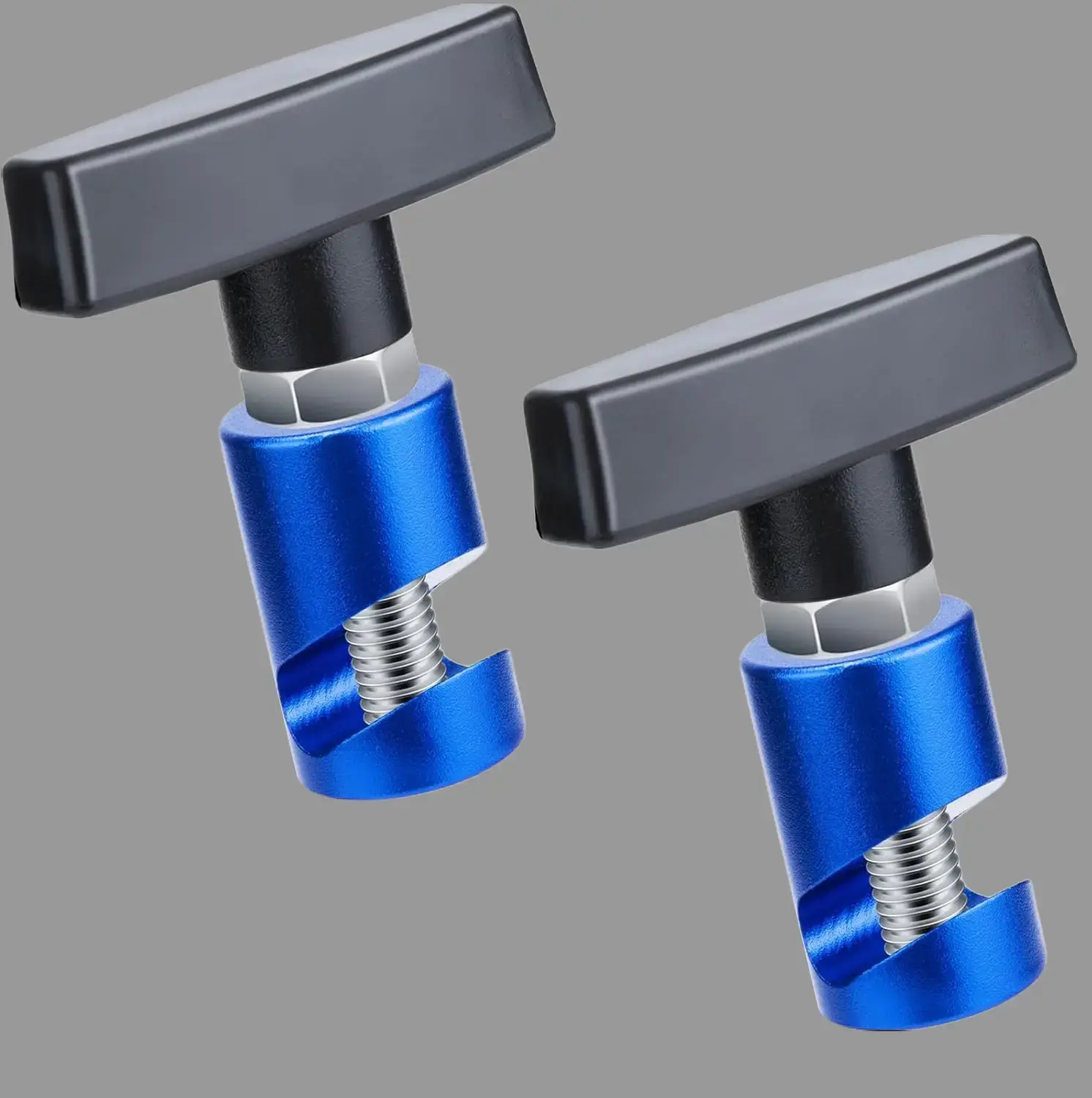 2 PCS Car Hood Prop Struts Clamp, Hood Strut Clamp, Car Lift Support Retaining Clip, 0.43 Inch Hood Lift Support Clip for Car, Automotive Tools for Tailgate Hatch Car Trunk (Blue)