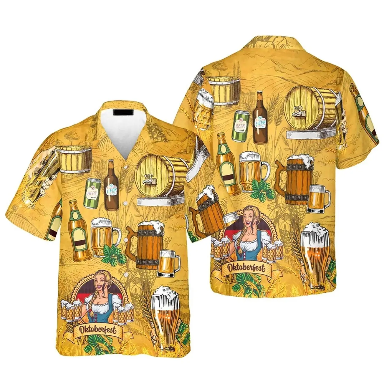 Drinking Oktoberfest Lovers Festival Lovers Oktoberfest Hawaiian Shirt U