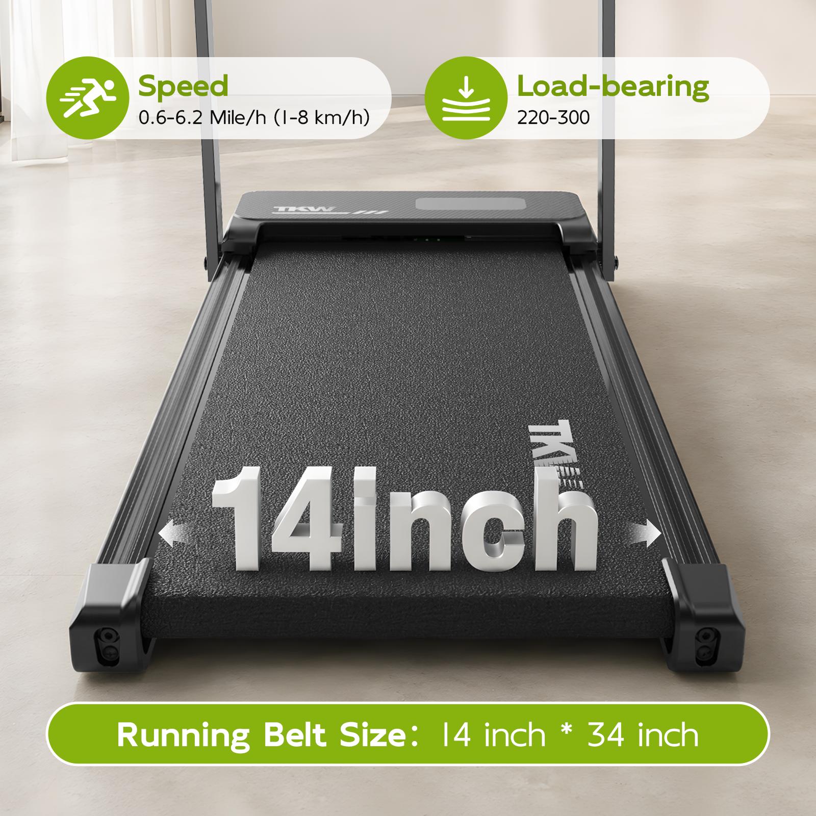 TKW 3-in-1 Walking  pad, Light weight Under DeskWalking pad Treadmill,,Low-Noise Motor Walking Pad, Remote Control & Wheels for Easy mobility, LEDDisplay Training Equipment Home Gym Equipment