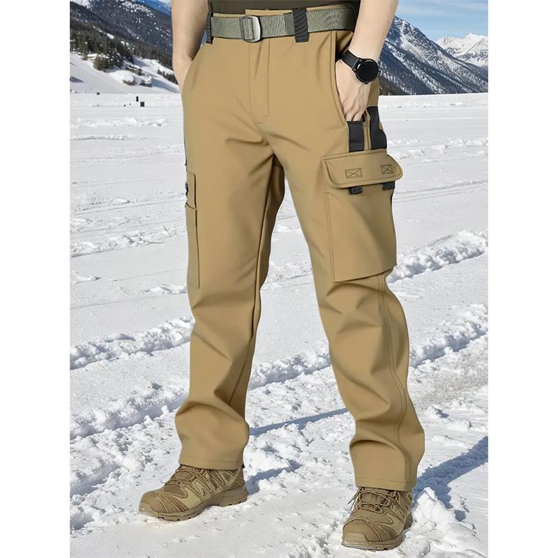 HOMUG Men's Tactical Sport Pants, Multi-Pocket Windproof and Warm Fleece Pants, Suitable for Outdoor Activities, Sports and Casual Wear, Soft Shell Fabric, Suitable for Wearing in Autumn and Winter. HOMUG Men's Tactical Sport Pants, Multi-Pocket Windproof and Warm Fleece Pants, Suitable for Outdoor Activities, Sports and Casual Wear, Soft Shell Fabric, Suitable for Wearing in Autumn and Winter.