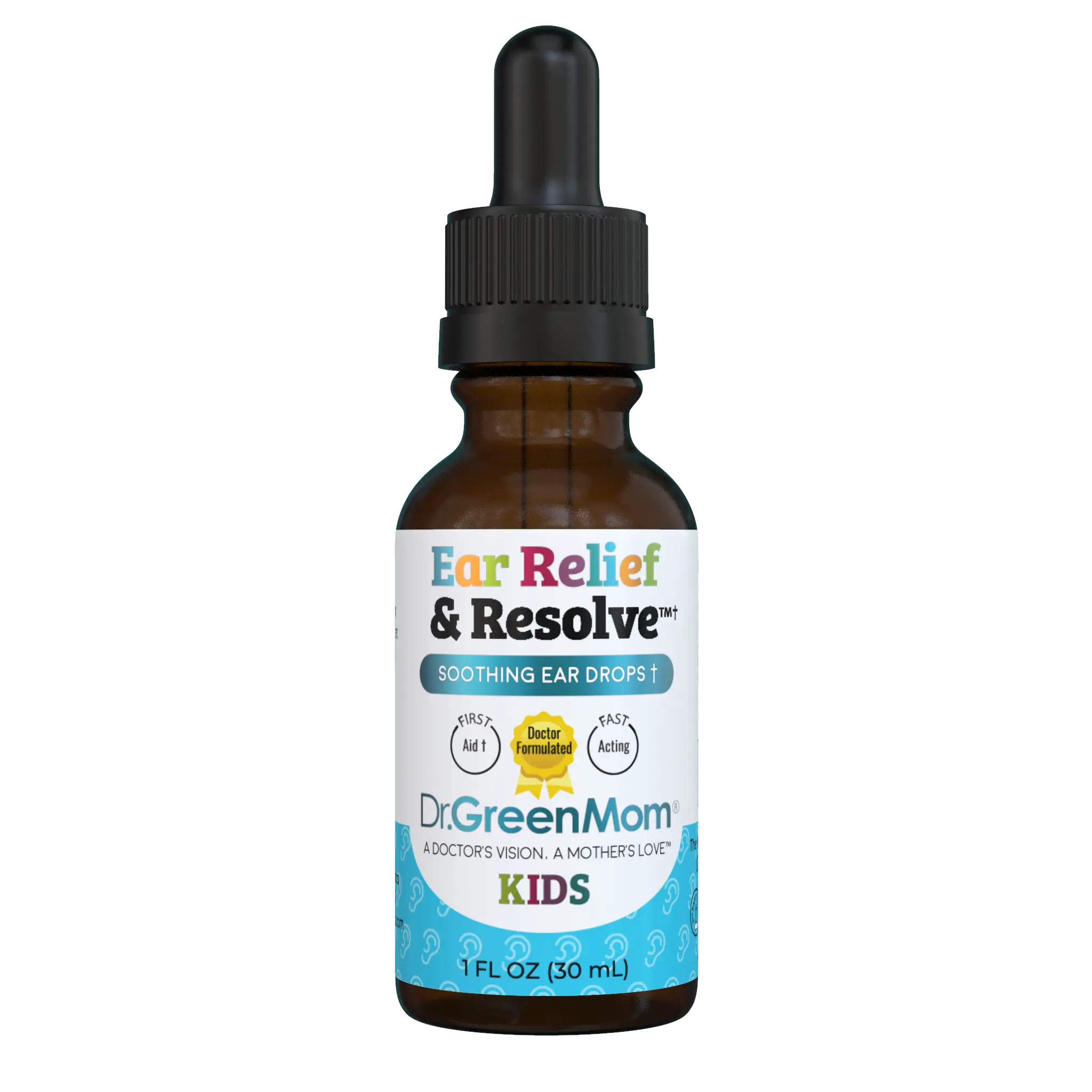 DR. GREEN MOM A DOCTOR'S VISION, A MOTHER'S LOVE Ear Relief & Resolve Kids' Children's Wellness Supplement
