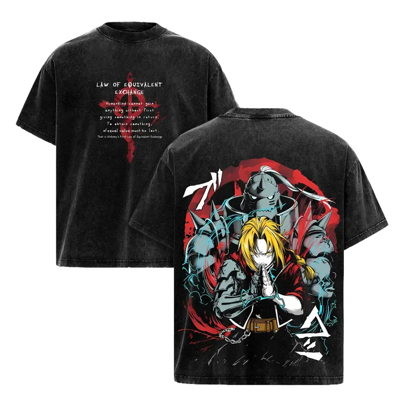 fullmetal alchemist t shirt fusion - TikTok Shop