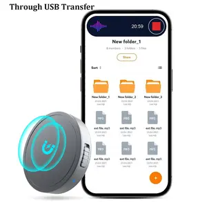 128G (1600 Hour) Magnetic Voice Activated Recorder - Recording Device MP3 Records With 70 Hours Battery Time, USB-C Audio Recorder For Work, Lectures, Meetings, Interviews