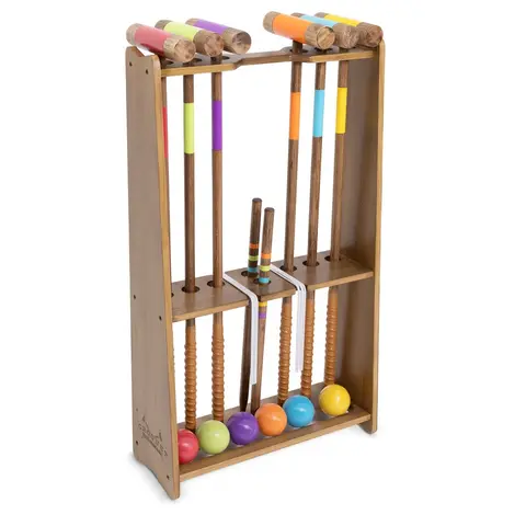 Premium Croquet Set with Stand