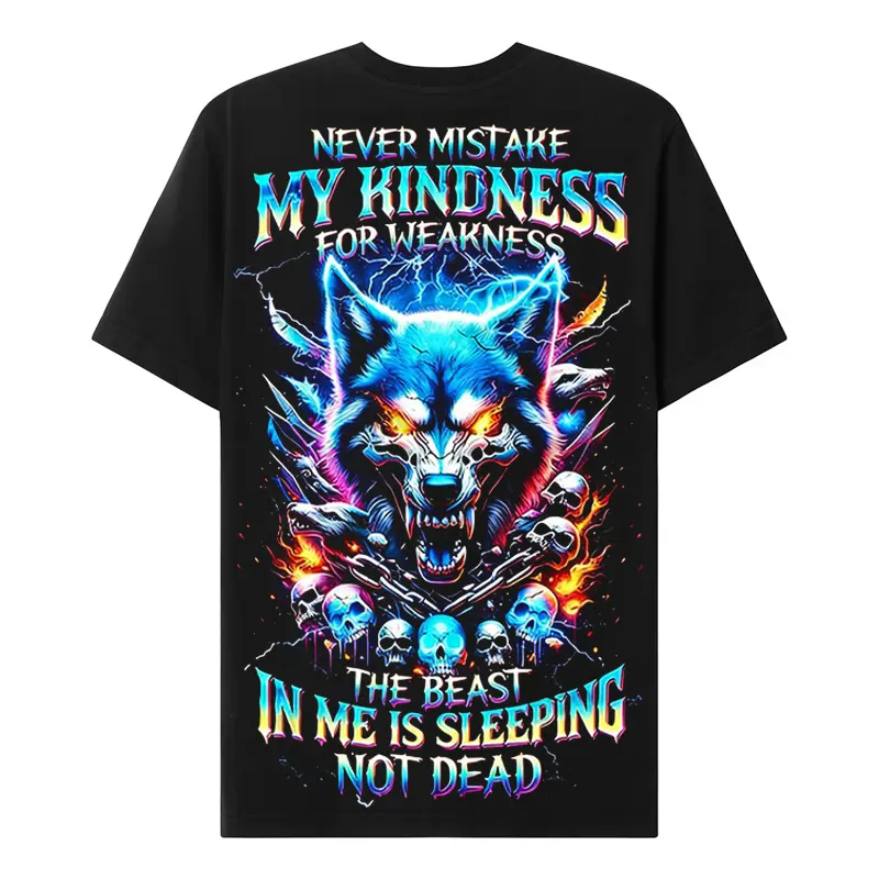 Chaosmoda Generation X Never Mistake My Kindness Custom Year Skull Cotton T-shirt | Casual Crewneck, Breathable & Soft Tshirt