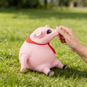 Super Large Pink Pig Stress Reliever - Internet Celebrity Squeezing Pig Toy, Soothing Anxiety, Relaxing Mood, Stress Relieving Toy