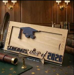 graduation gifts 2026  - Unique Wooden Cash Storage Box for Class of 2026, Creative Graduation Gift for Graduates