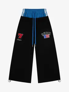 Vintage Paratrooper Layered Look Sweatpants - 2556
