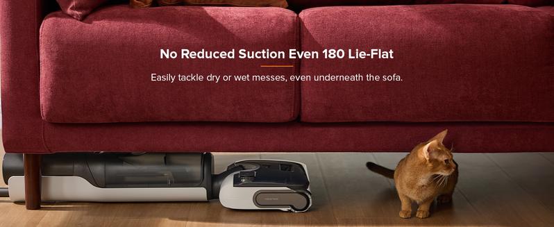 Roborock F25 Wet Dry Vacuum Cleaner, Cordless, All in One with 20000Pa, 194°F Hot Air Flash Drying & High temperature Self Cleaning