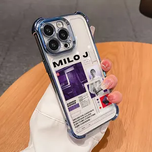 Western Singer M-Miloj Phone Case, Compatible with iPhone Models 17-8, Anti-Fall Design, Clear Soft Protective Cover