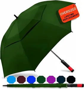 Golf Umbrella Large 62/68/72 Inch Open Golf Umbrella Large Oversize Vented Umbrella Windproof Waterproof for Men and.