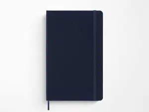 Moleskine 18 Month 2026-2027 Weekly Planner - Sapphire Blue Soft Cover
