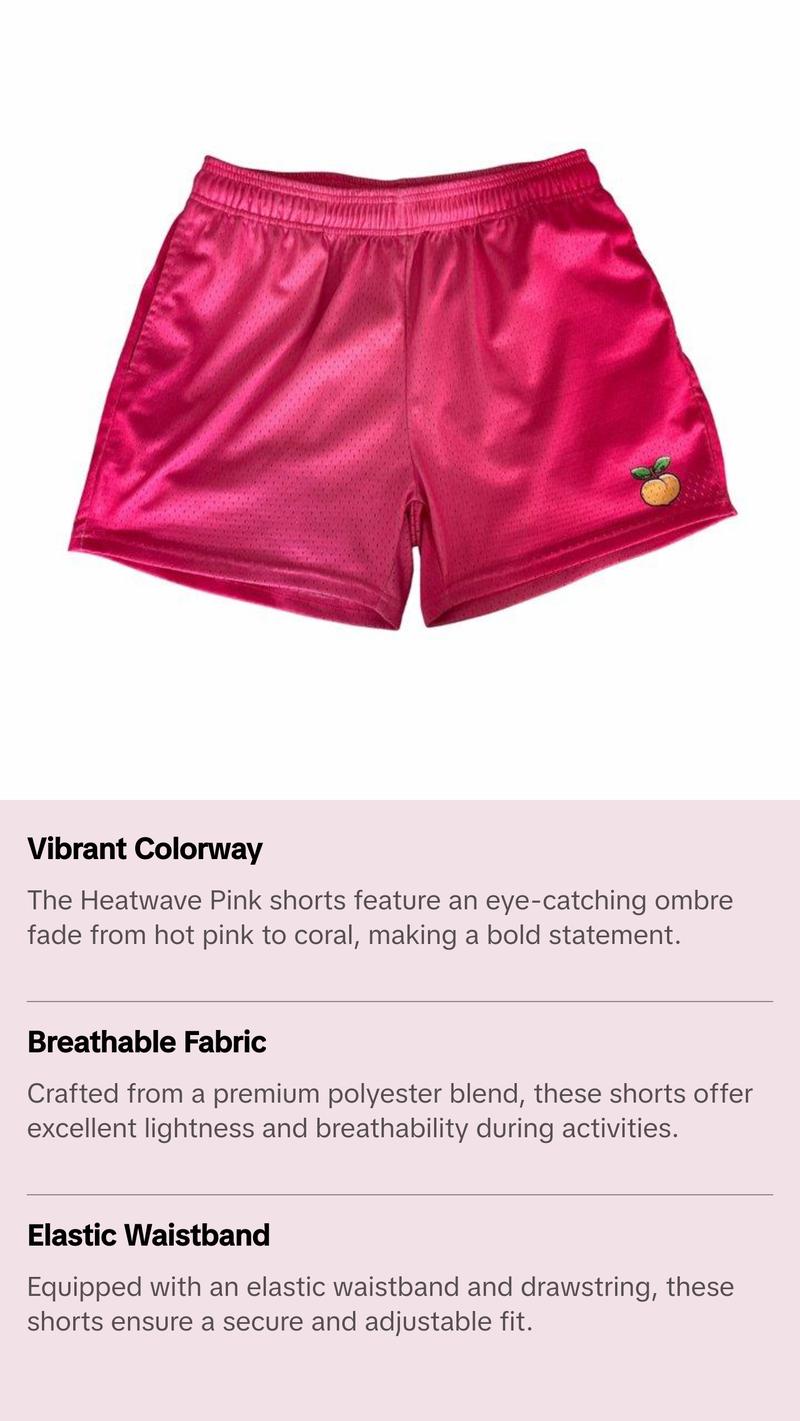Limited Edition JOOCY AF - Heatwave Pink Ombre Shorts