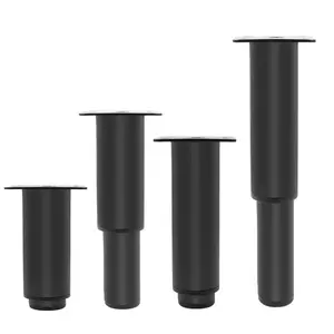 Adjustable Bed Frame Support Legs Set, Height Range 6.8-11.8 Inches, Universal Fit for King and Queen Beds, Easy DIY Installation, Stable Support