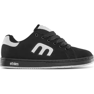 ETNIES Callicut Classic Skate Shoes - Black Suede Low-Top Casual Footwear with STI Level 1 Insole, 400 NBS Rubber Outsole, Ideal for Walking, Athletic & Everyday Sports Use