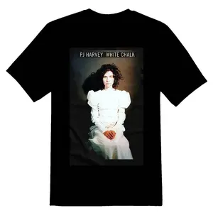 PJ Harvey White Chalk T-shirt Cotton Unisex Tee - Retro PJ Harvey “Othello” Tee – Theatre Meets Alt Rock