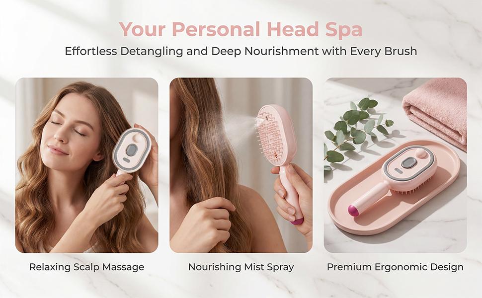 2026 New Electric Steam Brush, Electric Steam Brushs for Hair, Rechargeable Steam Hair Straightener, Detangling Steams Brush, Reduce Frizz, Nourishes Hairs, Anti-Static 2026 New Electric Steam Brush, Electric Steam Brushs for Hair, Rechargeable Steam Hair Straightener, Detangling Steams Brush, Reduce Frizz, Nourishes Hairs, Anti-Static