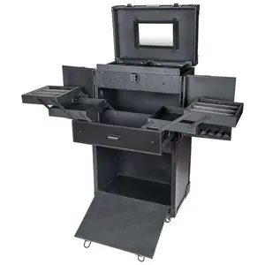 SHANY REBEL Makeup Artists Multifunction Cosmetics Trolley Train Case