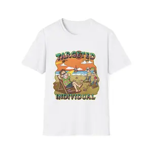 Targeted Individual T-Shirt — Retro Beach Conspiracy Graphic Tee