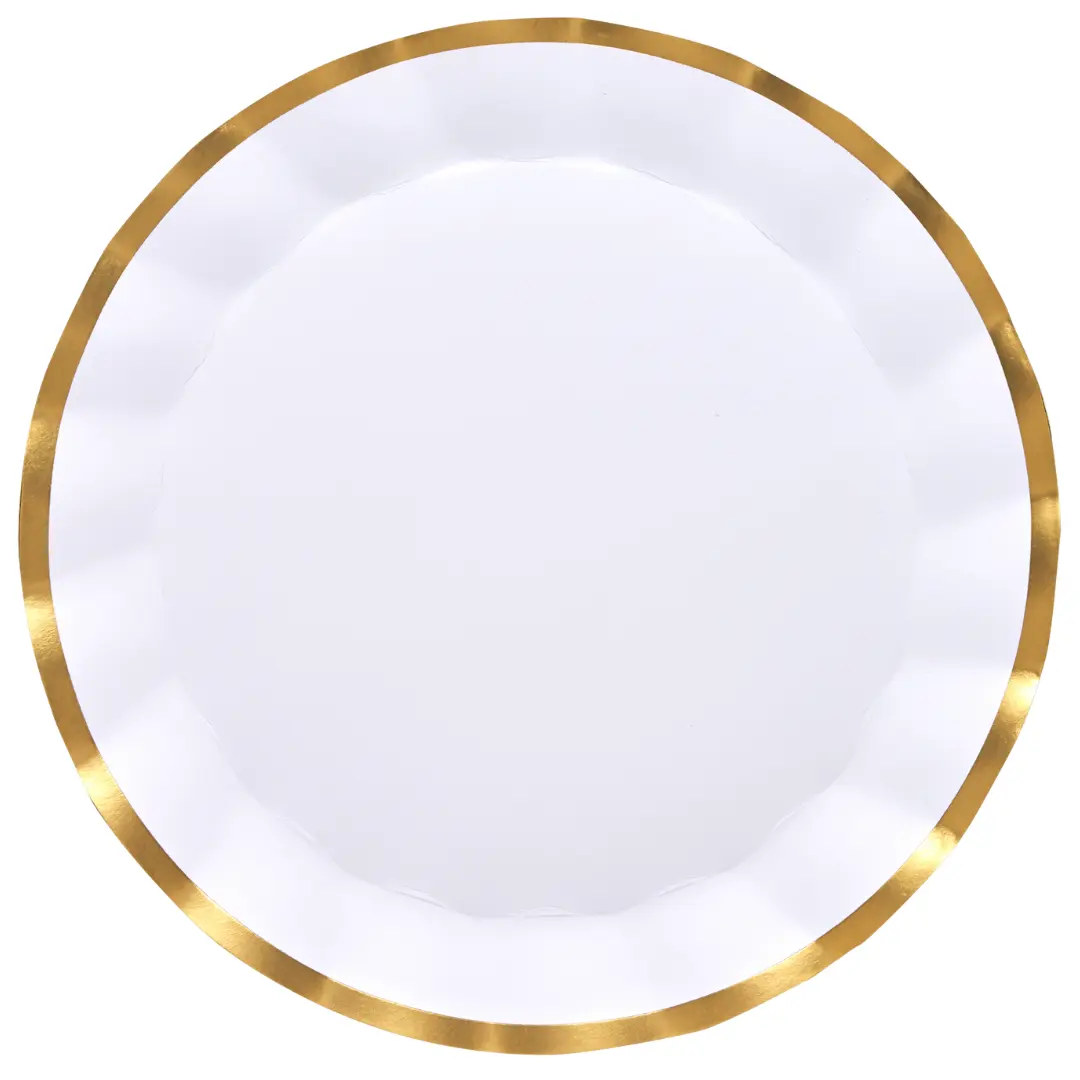 Everyday White Charger Plates/8pk