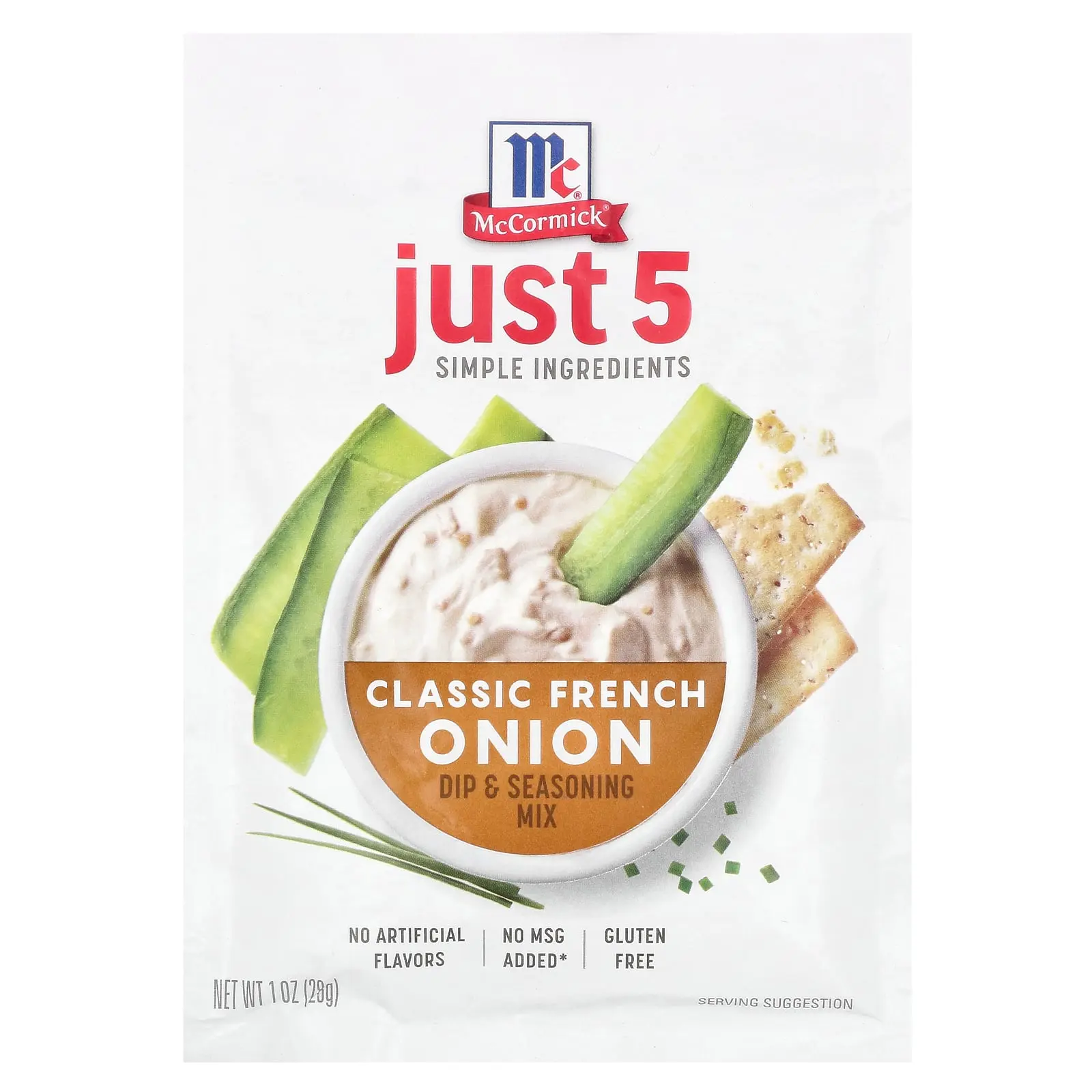McCormick Dip & Seasoning Mix, Classic French Onion, 1 oz (28 g)