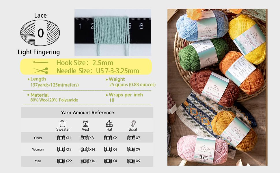 Susan’s Family Assorted Color Yarn, 4 Packs x 25g/137yds Shetland Wool Blend (77% Wool-23% Nylon, 18WPI) - Soft, Durable for Amigurumi Crochet, Crochet Animals, Cozy Knit Cold-Weather Projects (05#Aspen Gold,08#Blazing Orange,10#Orange Rust,11#Cameo Rose)