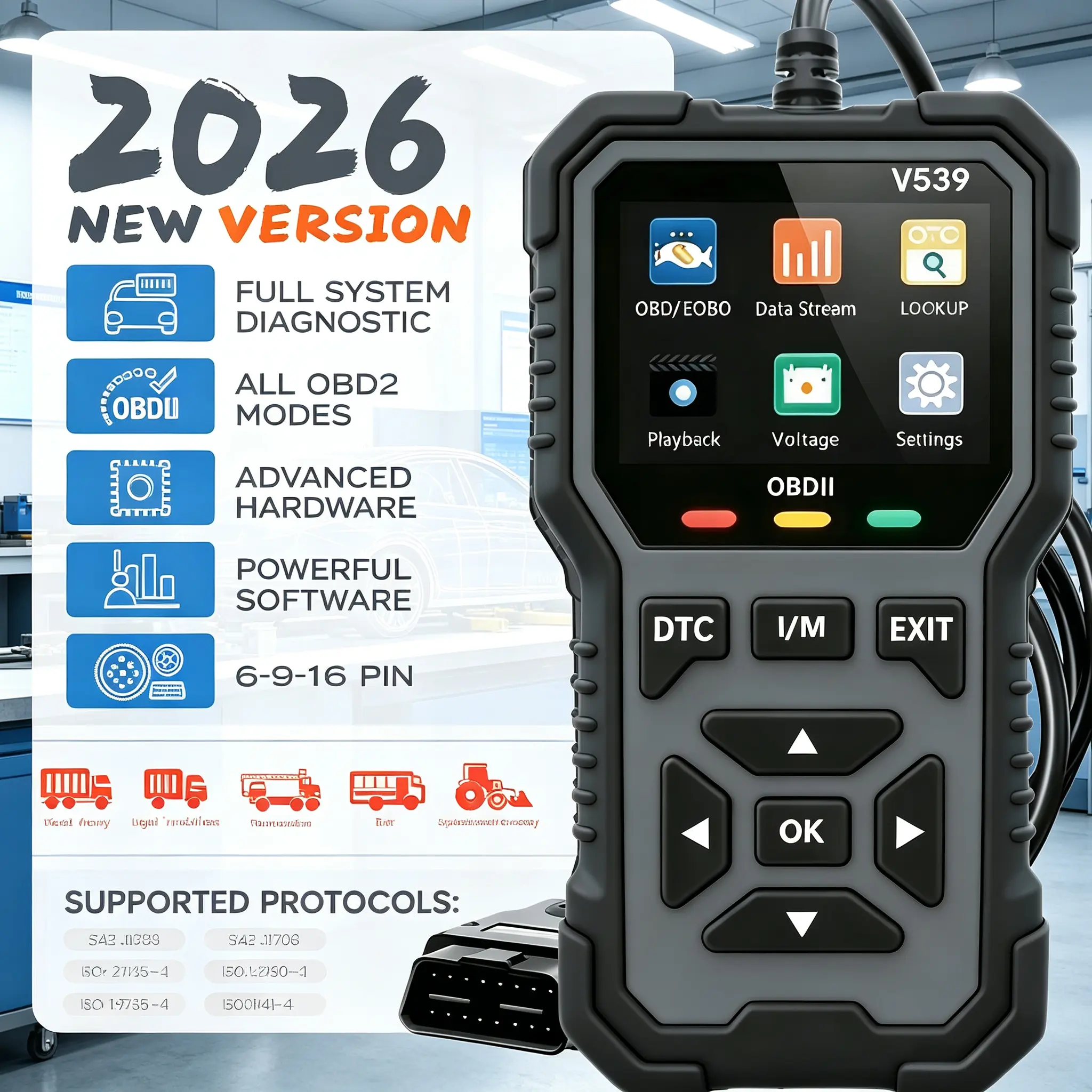 SHIELDIX Professional Handheld Compact OBD2 Scanner, OBDII Diagnostic Code Reader with Code Readout, Live Data, Cloud Printing, Dual UI Mode, Plugs in for Most Cars to Check Engine Light #fathersdaygift