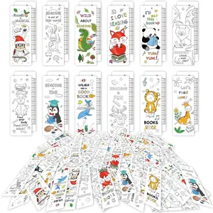 120 count Color Your Own Bookmarks Bulk, DIY Bookmarks for /Teens, Cute  Bookmarks for Reading Lover, 12 Styles Fun & Personalized Bookmark for Students, Classroom Rewards Supplies