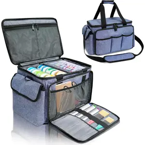 Craft Storage Bag for Supplies - Multifunctional Organizer Tote for Scrapbooking, Sewing, Journaling, Art Tools, Ideal for  or Travel