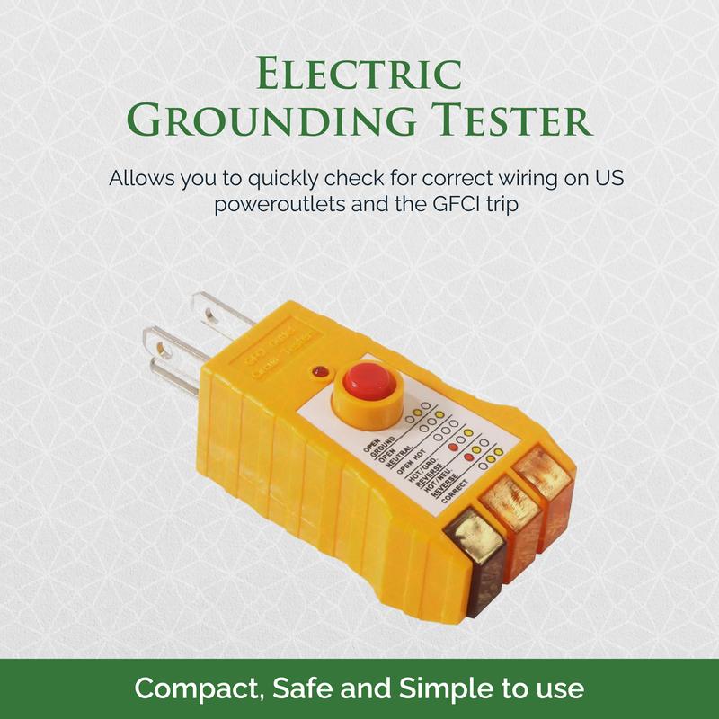 Electric Grounding Tester | USA Electric Plug Tester | Grounding Tester ...