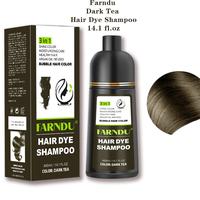 Farndu-Dark Tea Hair Dye Shampoo- 14.1 fl.oz