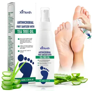 Foot Spray with Tea Tree Oil - Athletes Foot Treatment, Foot Odor Eliminator, Moisturizing Dry Feet & Soles, Long-Lasting Antibacterial & Deodorizing Foot & Toenail Care Spray Moisture Hydrate and shoe outdoorfun