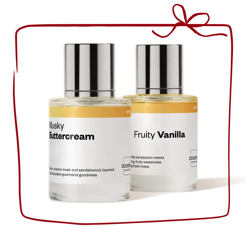 NEW TikTok EXCLUSIVE, Fruity Vanilla x Musky Buttercream, Dossier, Women Perfume, 2x50ml, Eau de Parfum