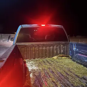 Fit for 99-07 Silverado/Sierra 3D LED Bar Third Tail Brake Light Cargo Lamp Black for Chevy Silverado GMC Sierra