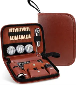 Golf Gifts for Men, Golf Accessories for Men with Premium Organizer Case, Golf Balls, Rangefinder, Divot Tool, Golf Brush, Tees, Score Counter, Golf Gift Set for Men Women