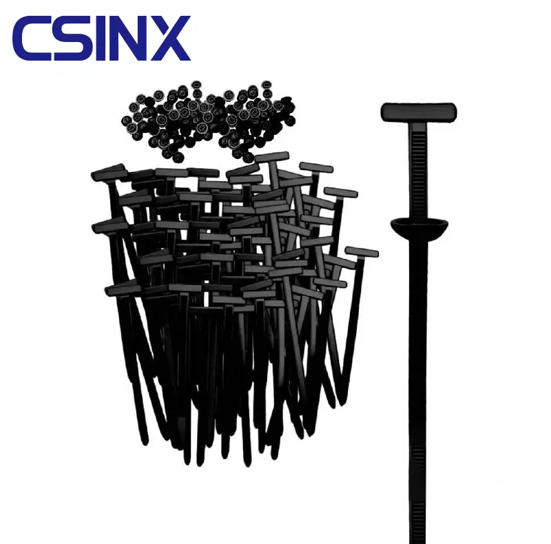 50Pcs Nylon Universal Cable Tie Buckle, Heavy Duty Self-Locking Nylon Zip Ties Holder, Multipurpose Plastic Cable Ties Tool for Car Daily Repair