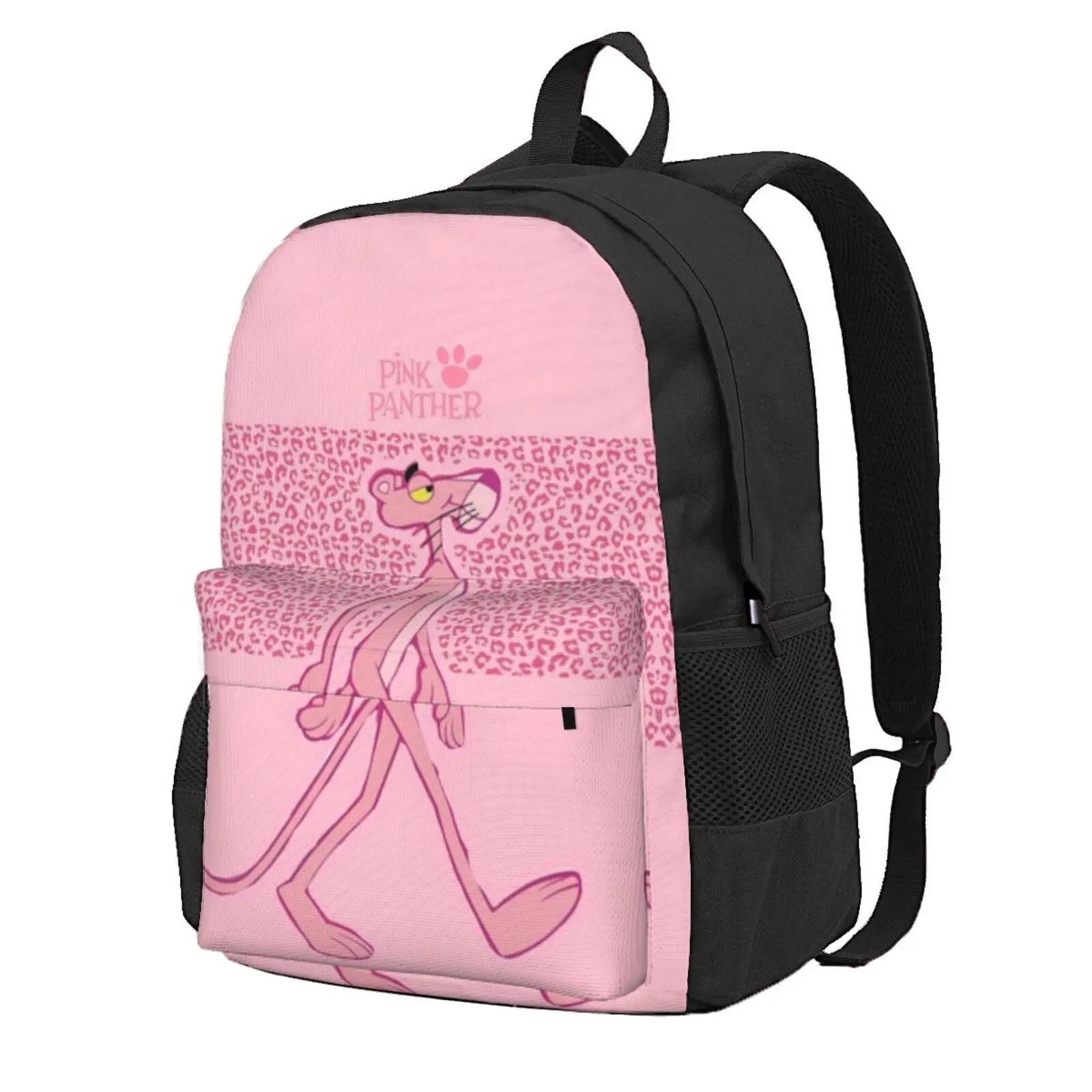 Pink panther movies Lightweight Backpack Pink panther Full Print Casual Daypack for Back to School, Holiday Gift, and Everyday Carry