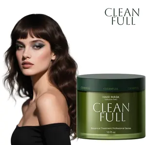 Botanical Keratin Hair Mask, Silicone Free Hair Mask Deep Repair Conditioner for Dry Damaged Hair, Reverse from Bleach, Color & Heat, Vegan (10fl oz) | Keratin & Ceramide, Sulfate Free, Paraben Free, Phthalate Free, Lightweight & Smooth, Leafy-Fresh Scent