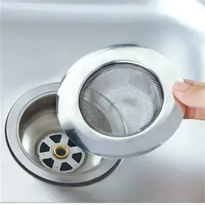 1pc/2pcs Stainless steel bathtub hair catcher water trap kitchen metal sink filter floor drain plug shower drain hole filter