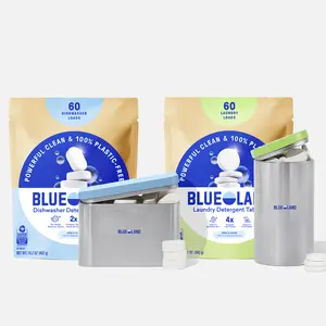Blueland Dishwasher & Laundry Detergent Tablet Duo, Mineral & Plant-Based, Plastic-Free Cleaning Tablets for Dishes & Clothes