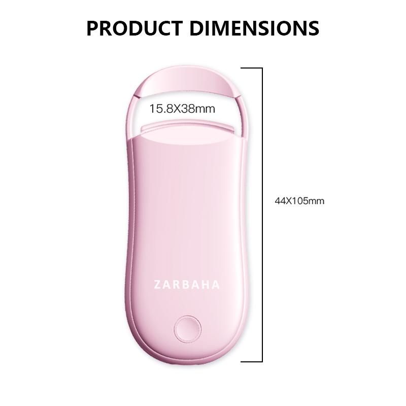 Heated eyelash curler -10 second heating, 3-second curling, mini anti scald design, equipped with thermal silicone pad, 24-hour long-lasting shaping, creating natural beautiful eyelashes, dual temperature control, Type-C charging