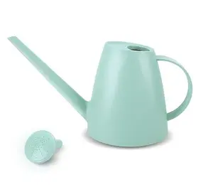 Watering Can for Indoor and Outdoor Plants - Long Spout Water Can for Garden, Flower, House Plants - 1.8L/1/2 Gallon (Green)