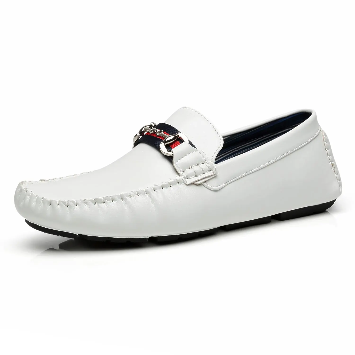 Men's Driving Moccasin Travis-1 White