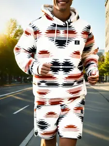 Men’s Plush Loungewear Set – Soft Teddy Hoodie & Shorts, Cozycore Trend, Casual Outfit Set